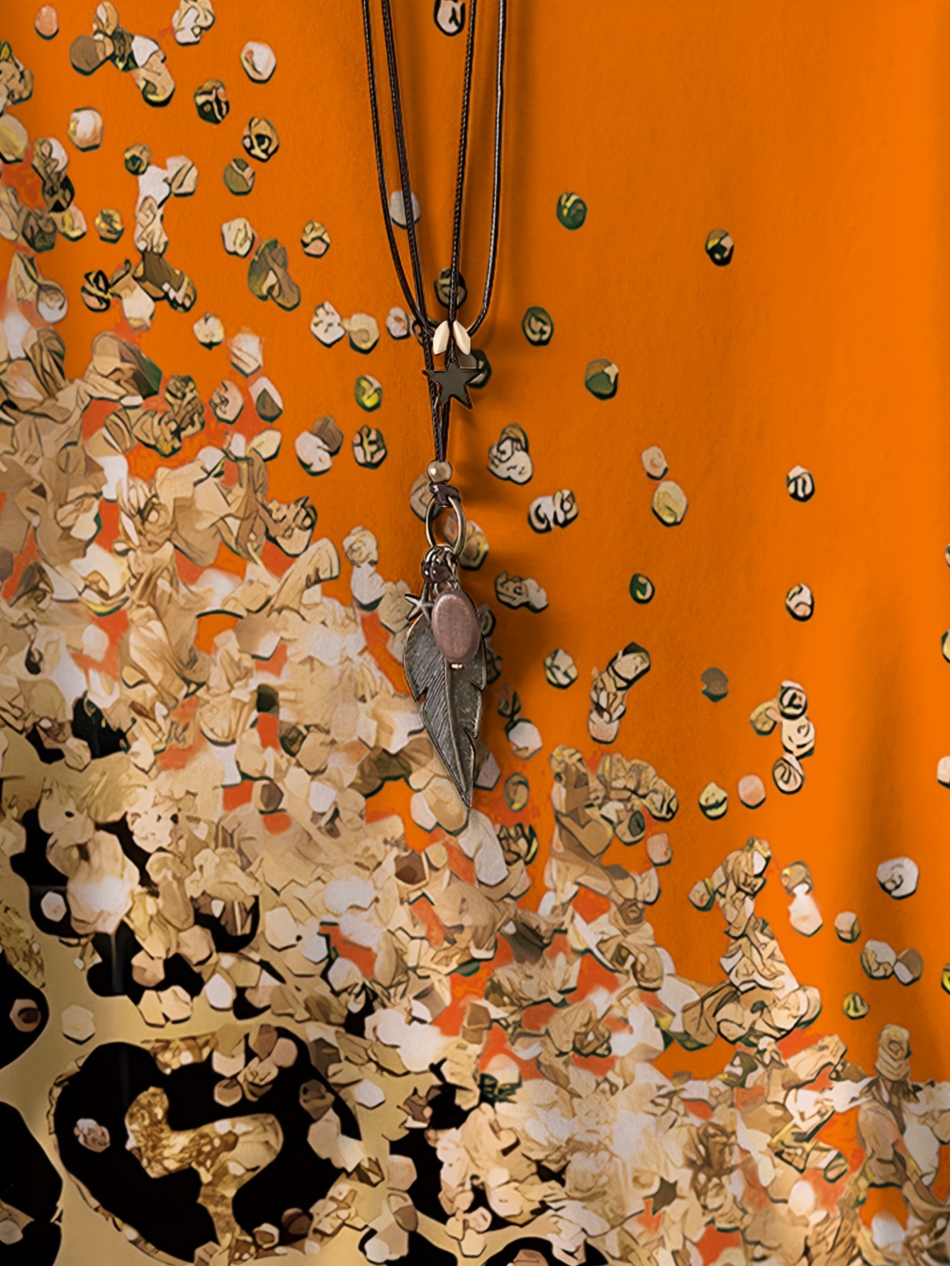 Plus Size - Plus Size Women'S Leopard Print T-Shirt - Casual & Comfortable Round Neck Short Sleeve Top, Vibrant Orange with Black & White Leopard Pattern, Lightweight Summer Tee, No Accessories Included, Leopard Print Tee, Comfortable Fashion