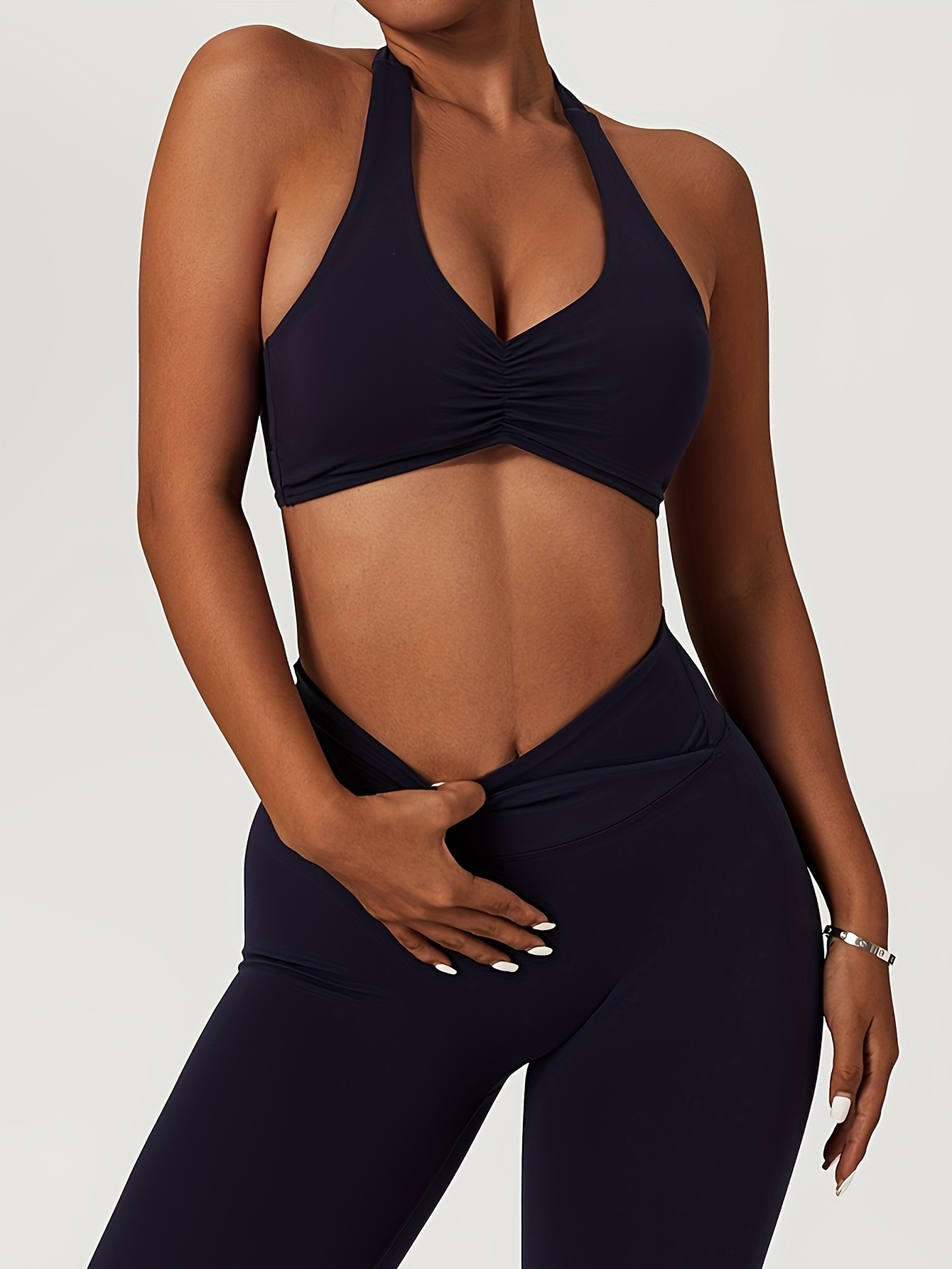 Soutien gorge Desportivo Sem Sólido Tops De Fitness - Temu Portugal