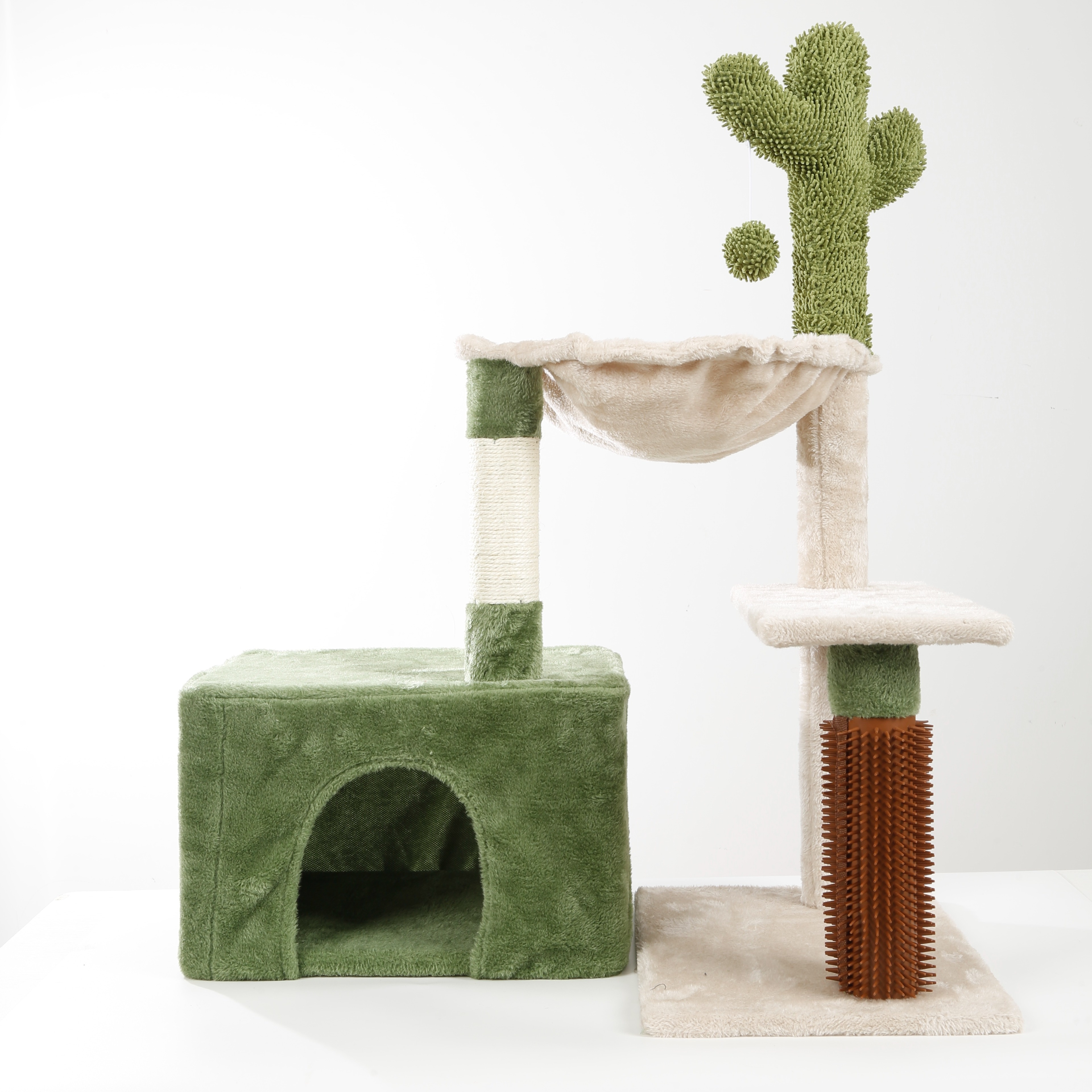 

Cactus All In 1 Grab Board Grab Cat Rack Supplies Sisal Toys Small Indoor Floor