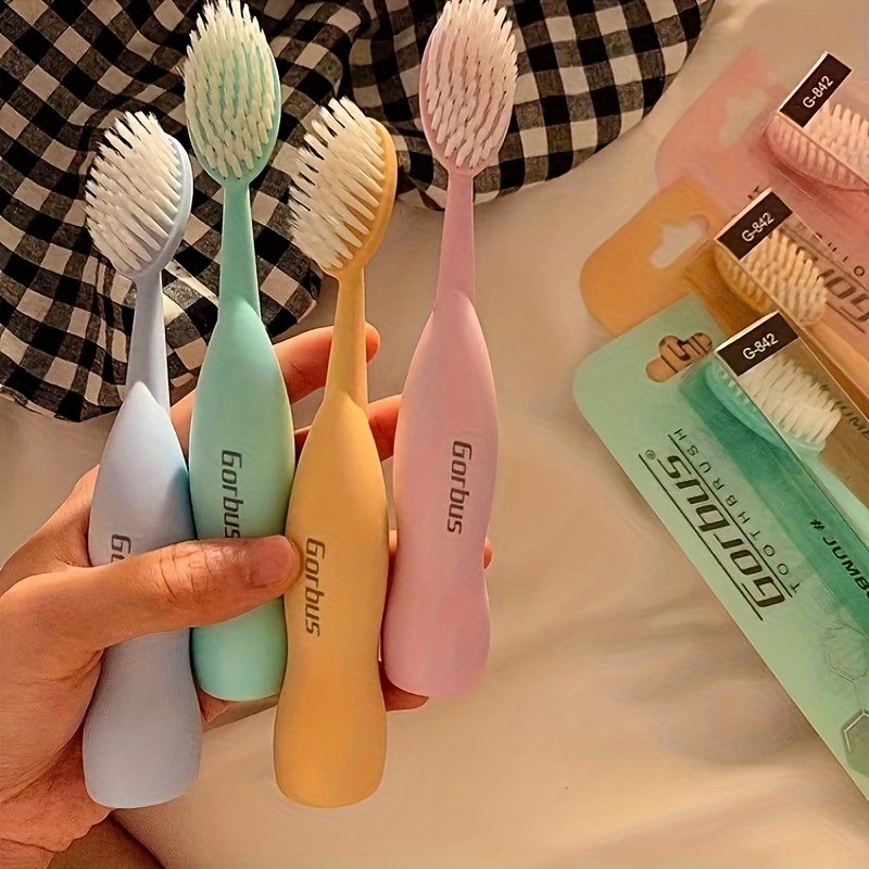 

Ergonomic Toothbrushes With Innovative Head Design, High-density Soft Bristles, Full-coverage Adult Home Toothbrush Set, Gentle On Teeth And Gums