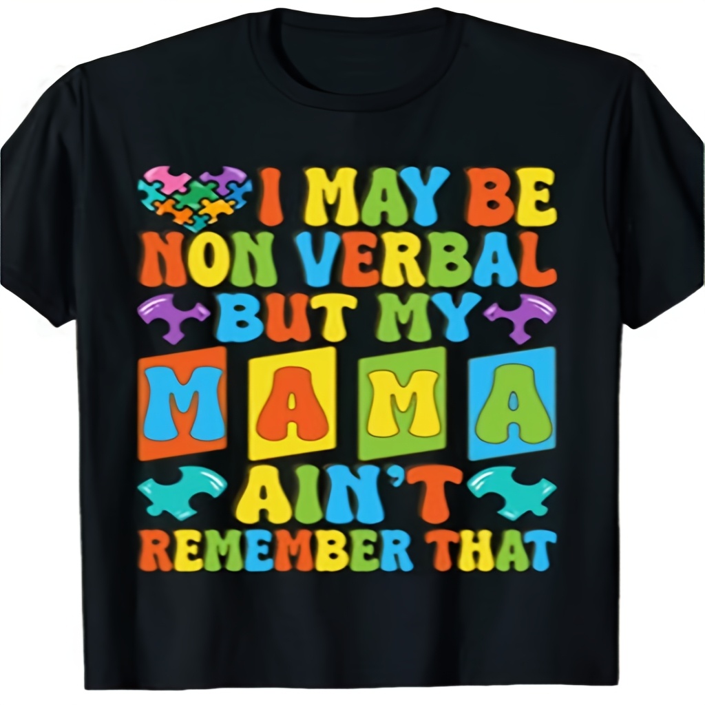 

I Non But Autism With Our Soft Cotton Short Sleeve T-shirt For Boys And Girls For All Eventsperfect For Christmas, New Year, Easter, Valentine's Day