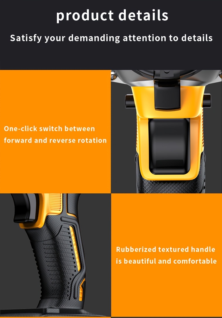 new wireless impact wrench with   of 3000 revolutions per minute and a   torque of 350     475n m   with a 4 0ah lithium   charger and carrying case suitable for automotive construction and home repairs details 7