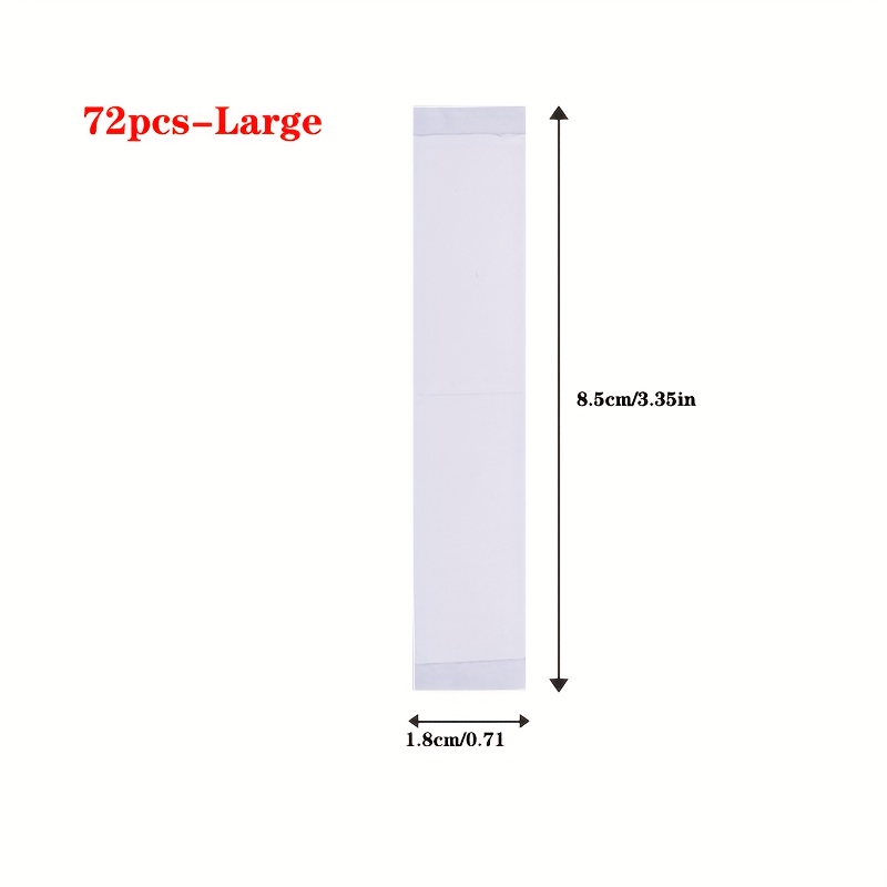 Image of 72pcs Invisible Anti-slip Stickers, Seamless Adhesive For Clothing, Body, And Skin To Prevent Slipping And