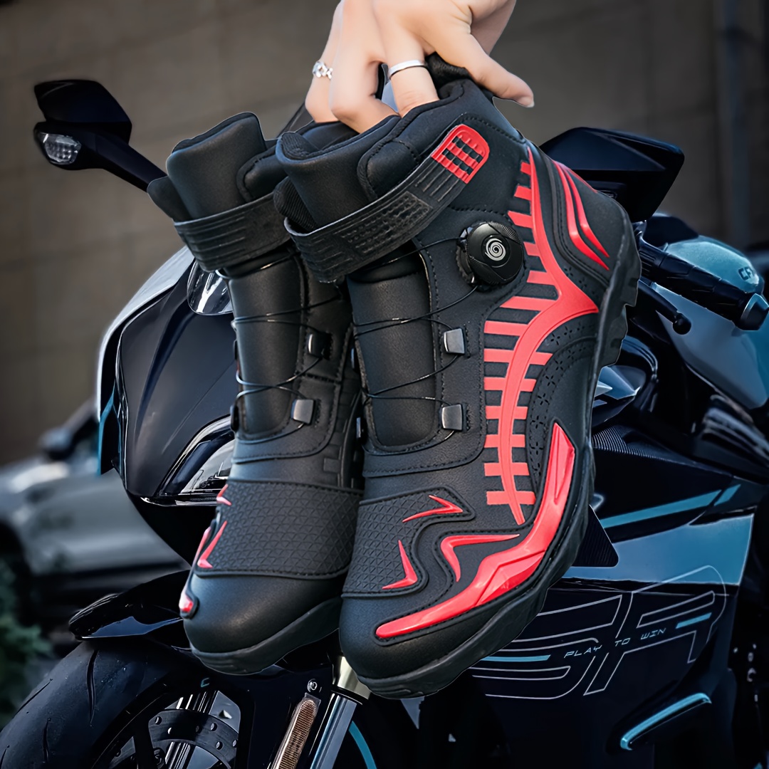 professionelle motorrad-fußschuhe – hochwertige, rutschfeste