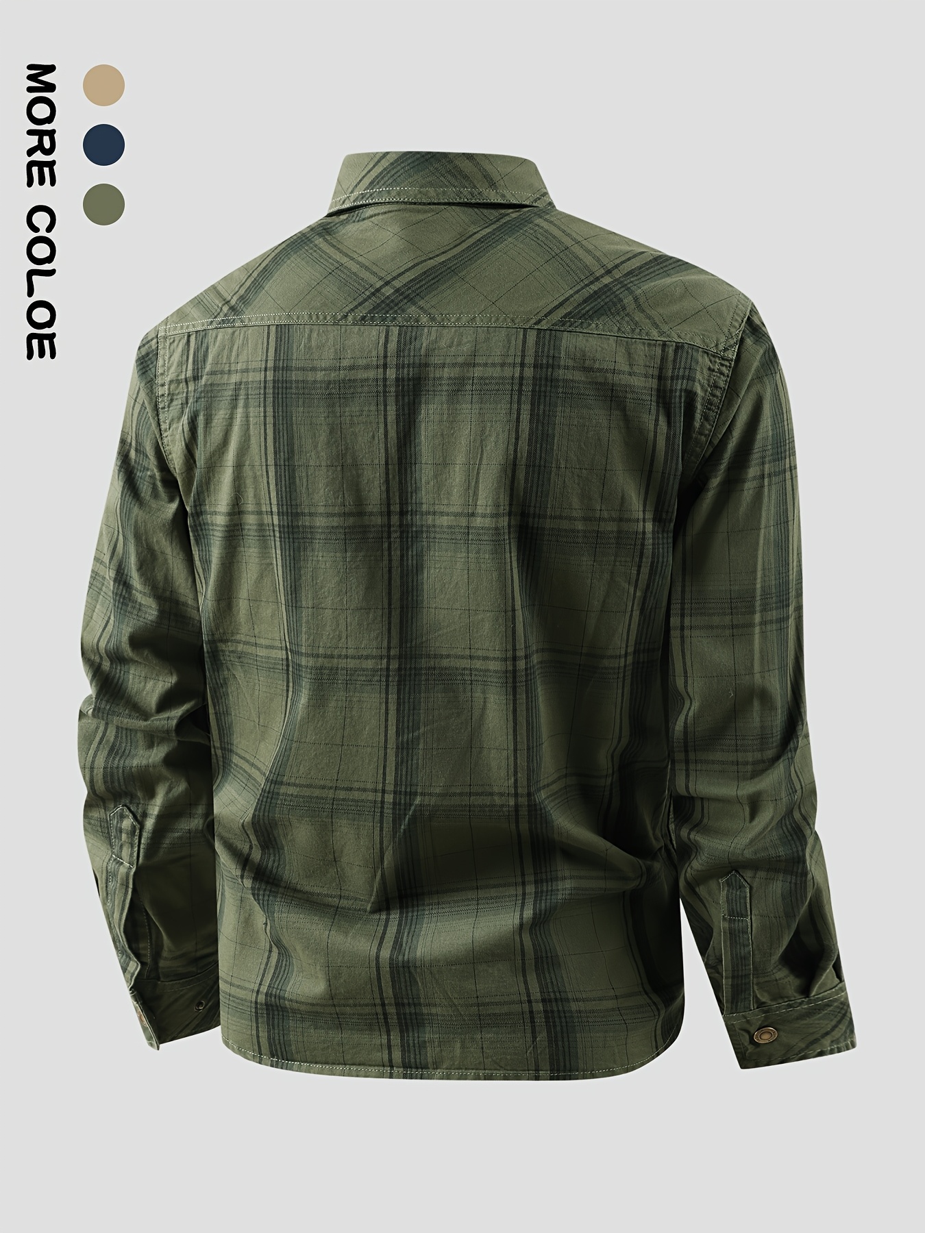 Toumett Chemise De Pêche à Manches Longues Pour Homme