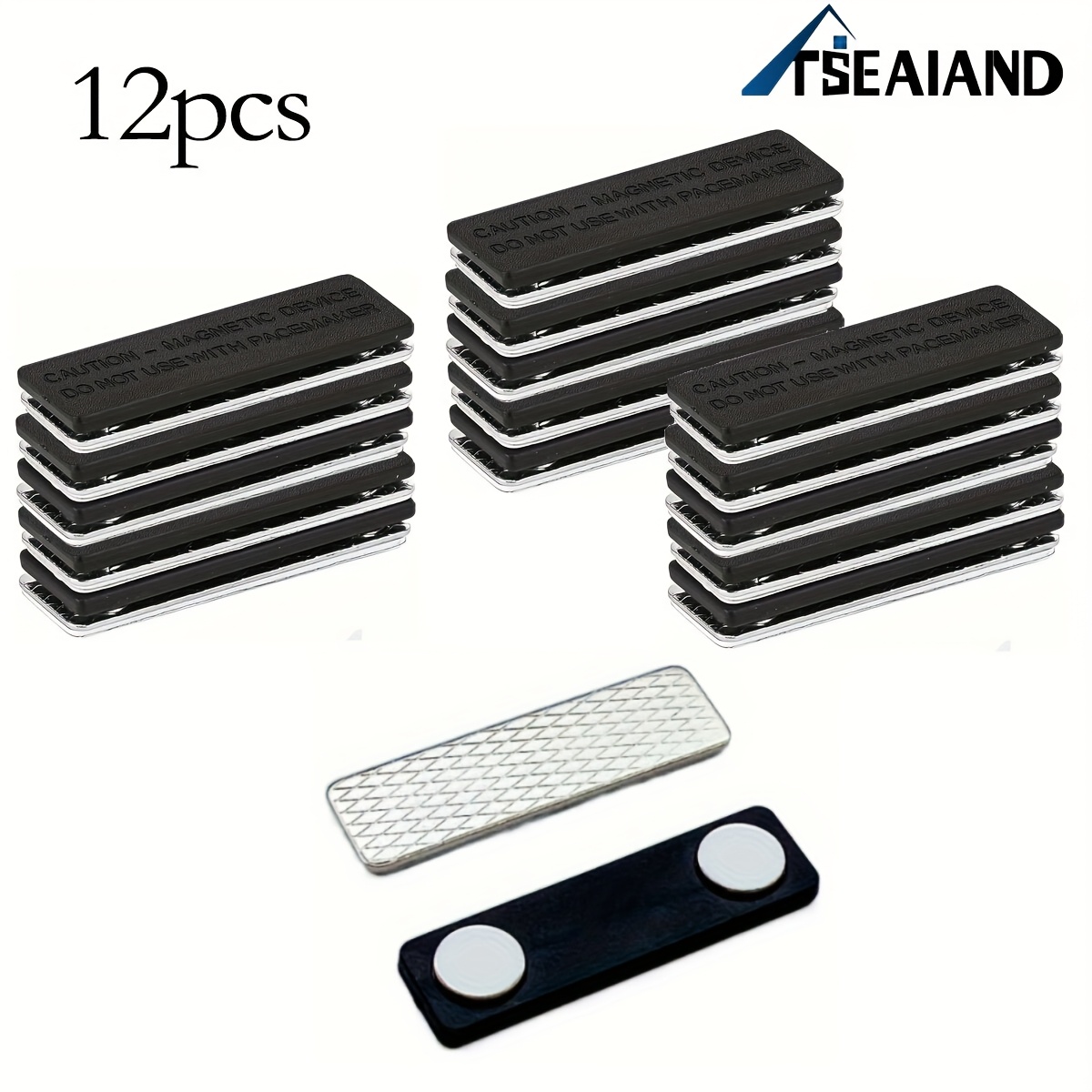 E-shop 3/6/12er Pack Multifunktionale Selbstklebende Clips - Geeignet für Fotos, Vorhänge, Etiketten, Büro, Küche, Garage, Klassenzimmer,