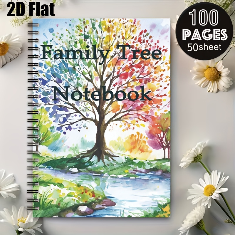 family tree notebook sold on Temu United States