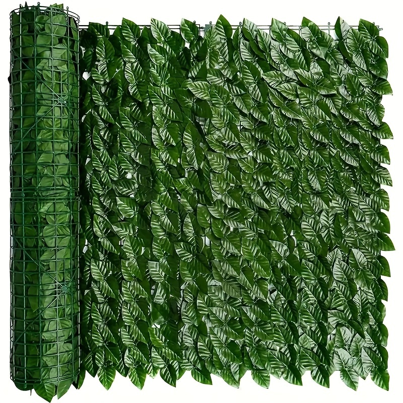 

1 Roll 118x19.6in Artificial Ivy Fence, Fence For Outdoor Balcony Patio Privacy Barrier, Artificial Leaf Fence Grille For Garden Wall Mat, Patio, Backyard Decoration Privacy Grille Roll