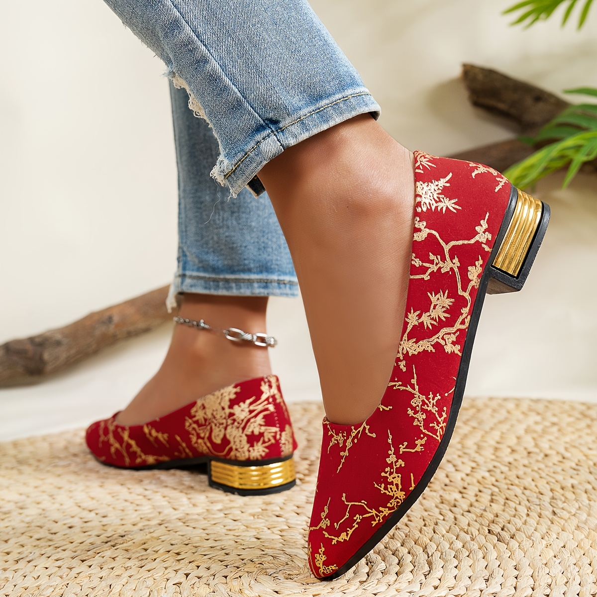 women's red dress shoes low heel Sole Bliss Block Heels - Nova: Suede US 9.5 | For Wide Feet and Bunions Red Suede - Size US 9.5 long activities Red Dress Shoes - Macy's
