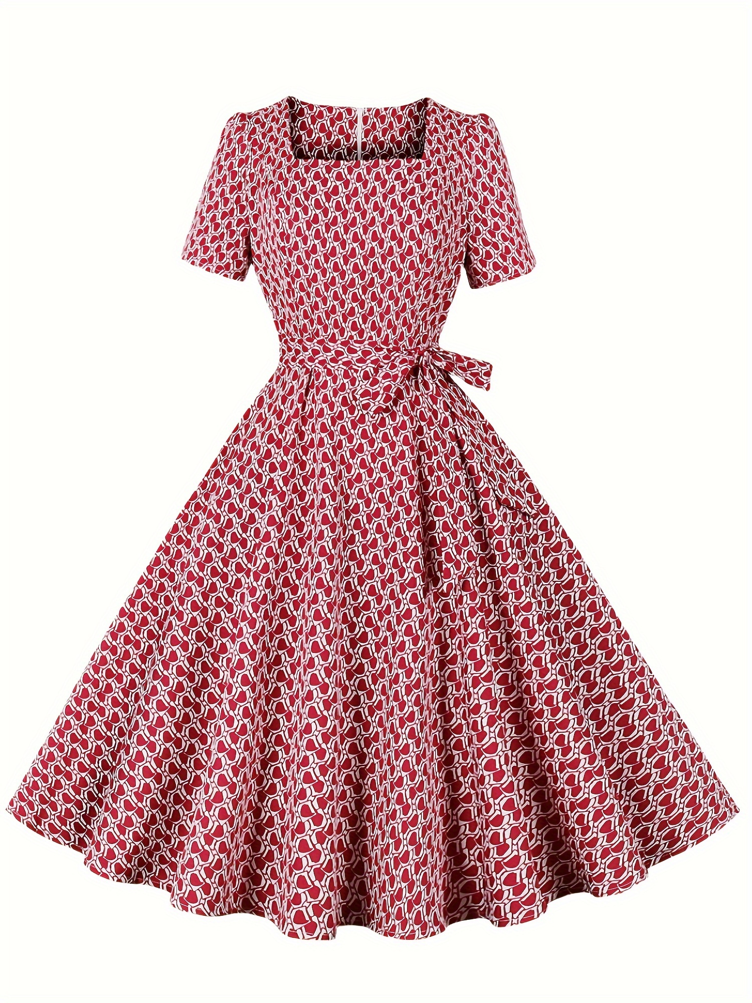 Vestido store retro midi