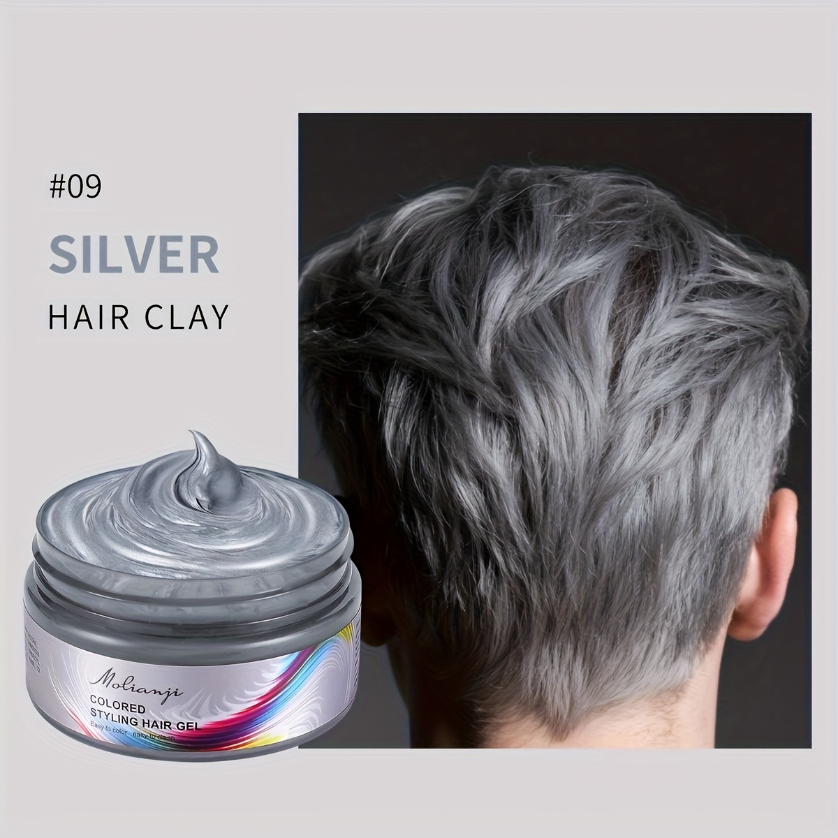 1pc set mens dyeing styling hair gel     and wash all style colored hair wax