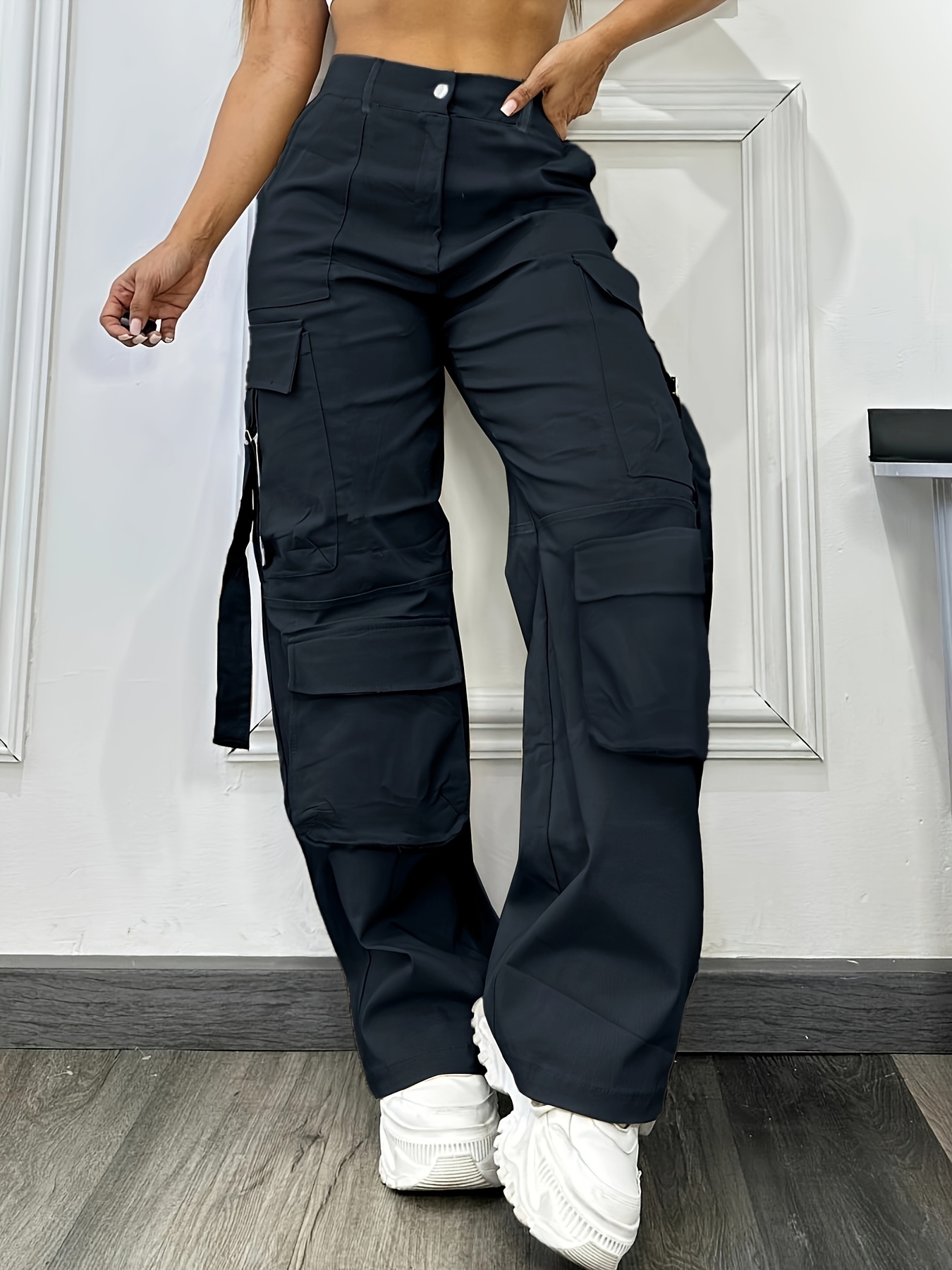 womens non stretch cargo pants formal everyday Temu Australia