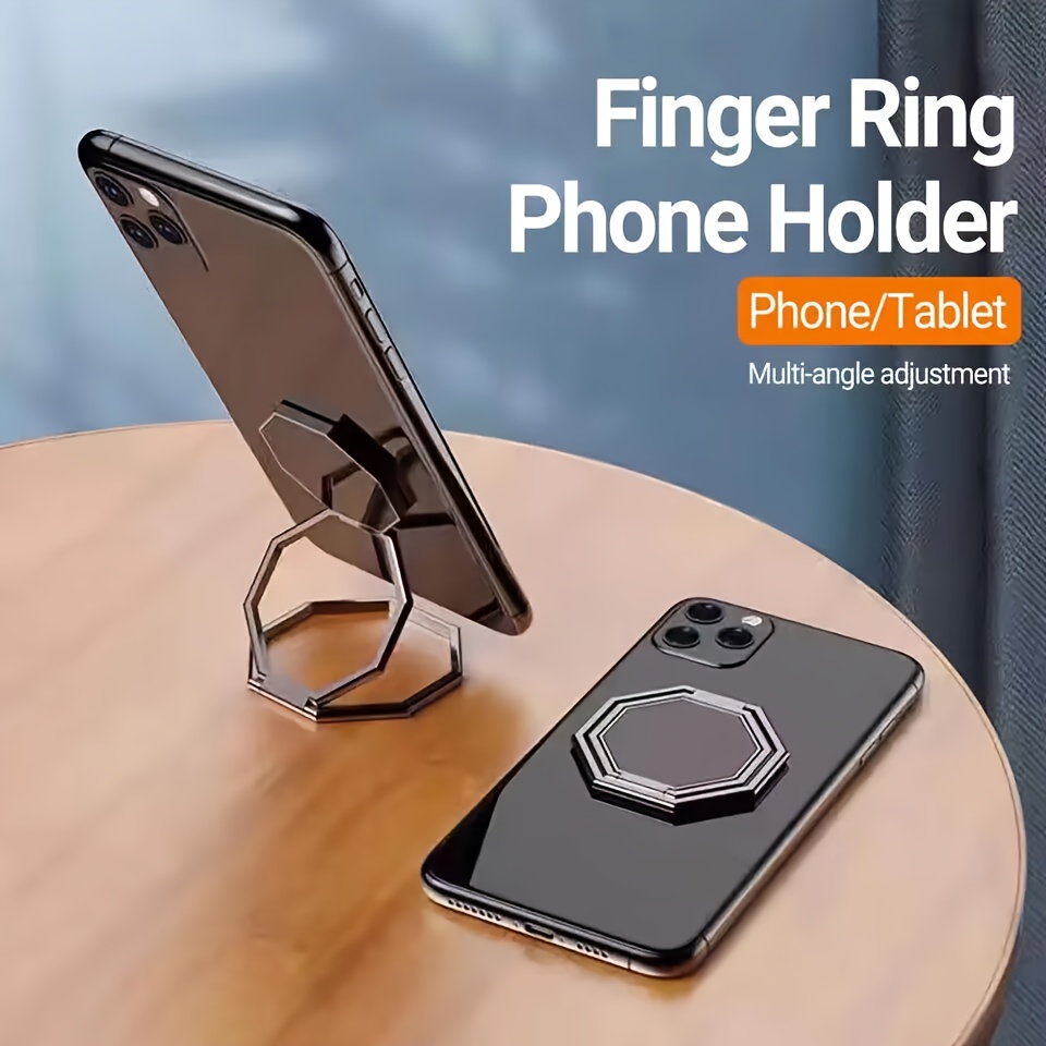 

1pc Bague de téléphone rotative à 360° en fer , portable - appareils , accessoire de Gossip