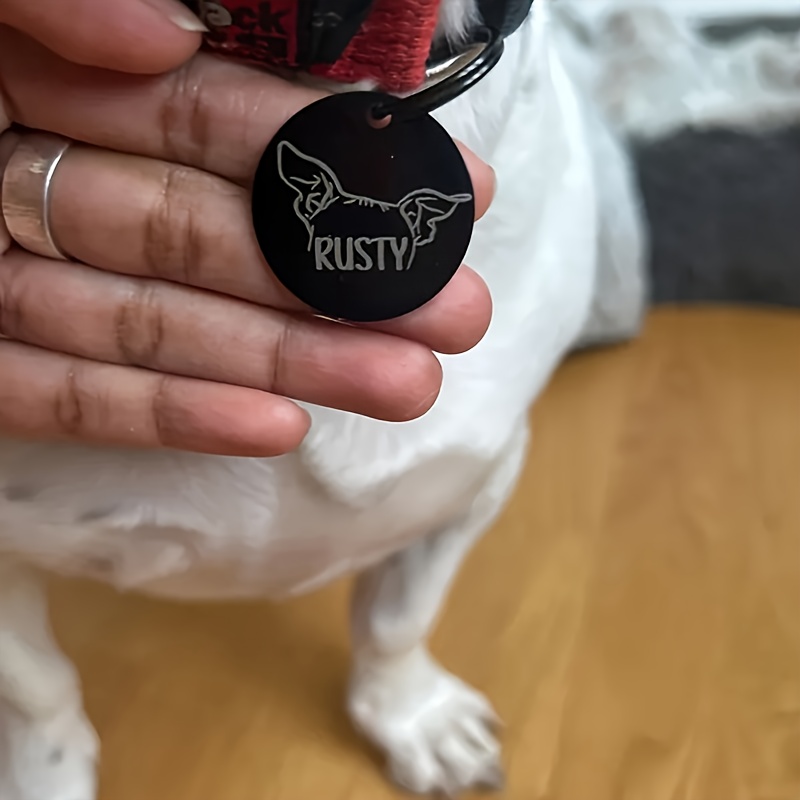 Custom Dog Tag/Pet ID Tag/Cat Name Keychain