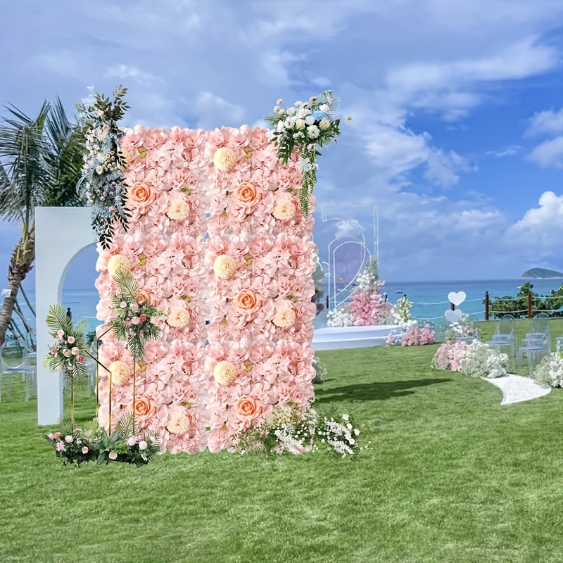 Fond Photo 8x6FT Fleur 3D Rose - Toile De Fond Mariage Fiançailles Anniversaire Studio Photo