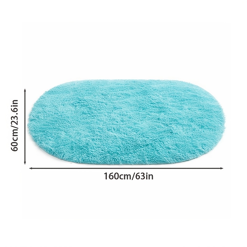 TEMU Soft Oval Sofa Bedside Rug, In A Of Colors And Sizes; Bedroom Rug, Comfortable ; Bedside Rug; Holiday Gift; Oval Rug
