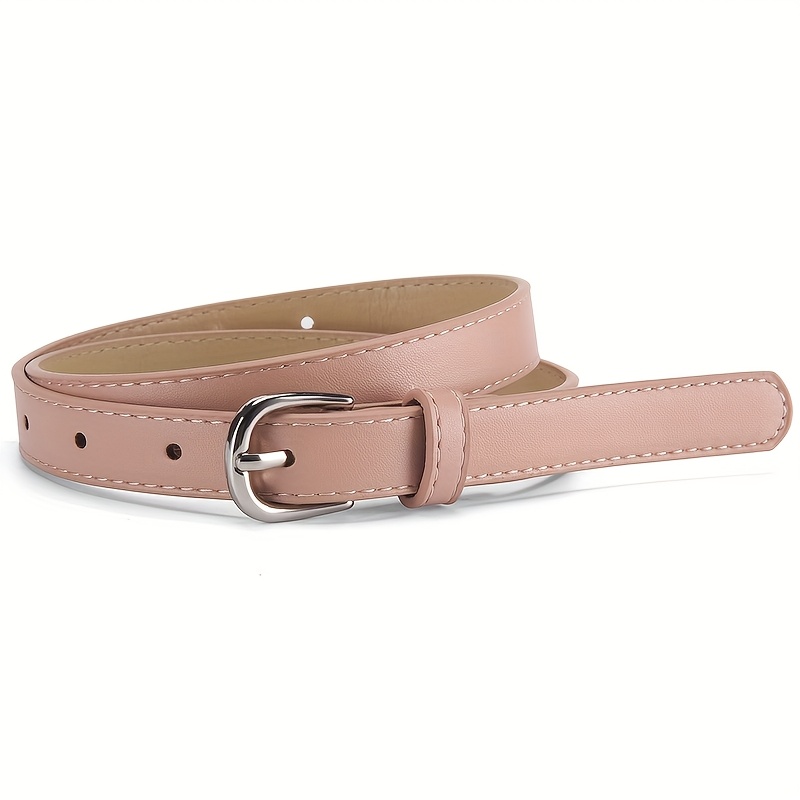 Colorful Faux Leather Belt for Jeans