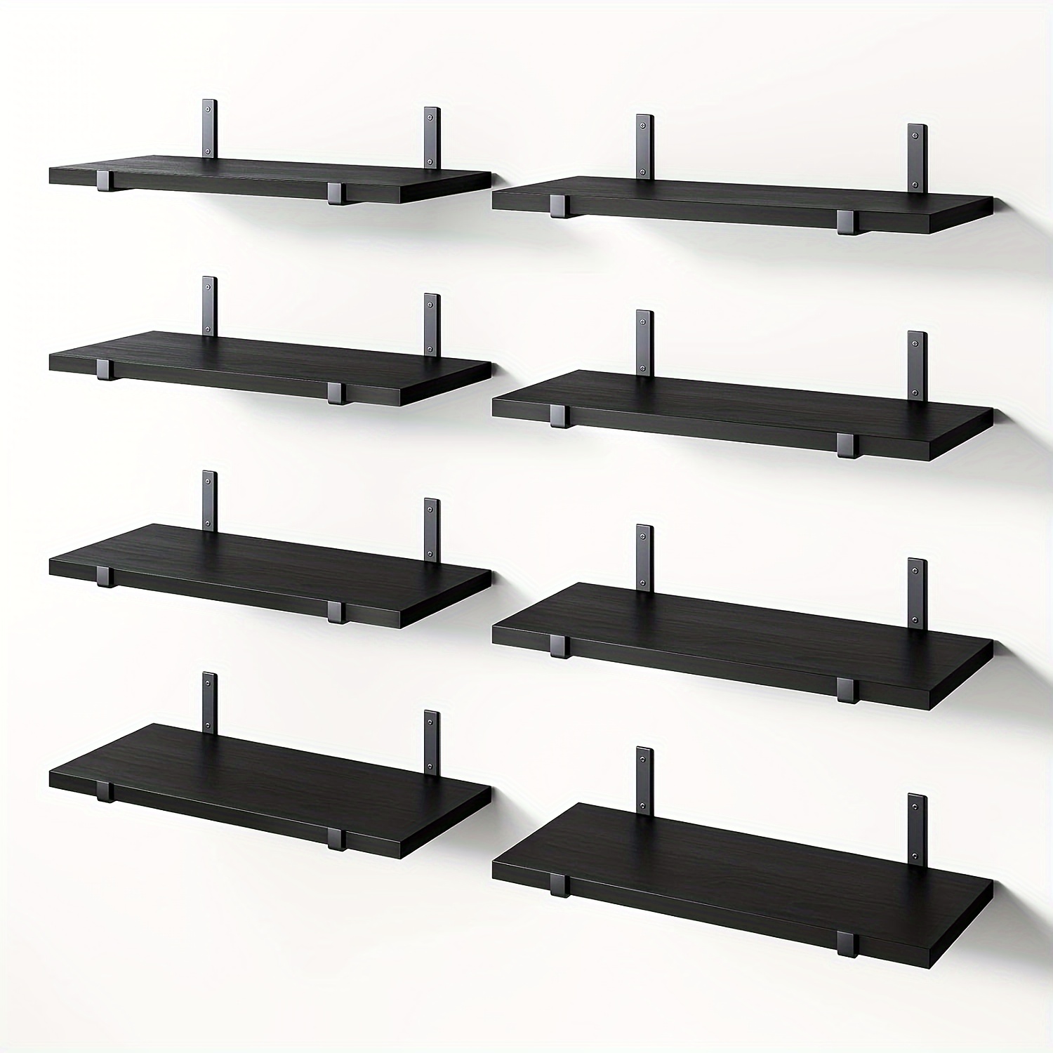 

Superlele Floating Shelves, Long , Set Of 8, Shelves, Floating For , , And Bathroom, Saving, To Install ()