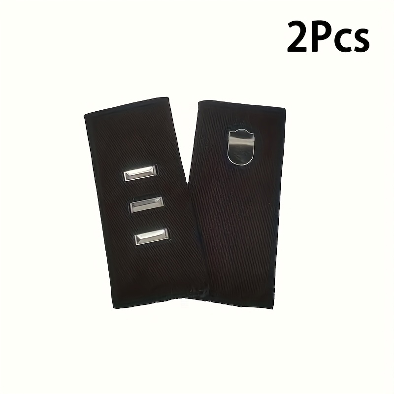 Image of 1pc/2pcs/4pcs Hairk Seamless Waist Extender, Adjustable Button For Men And Women, Detachable Belt Expander For Men's Trousers, /khaki/grey/dark Blue