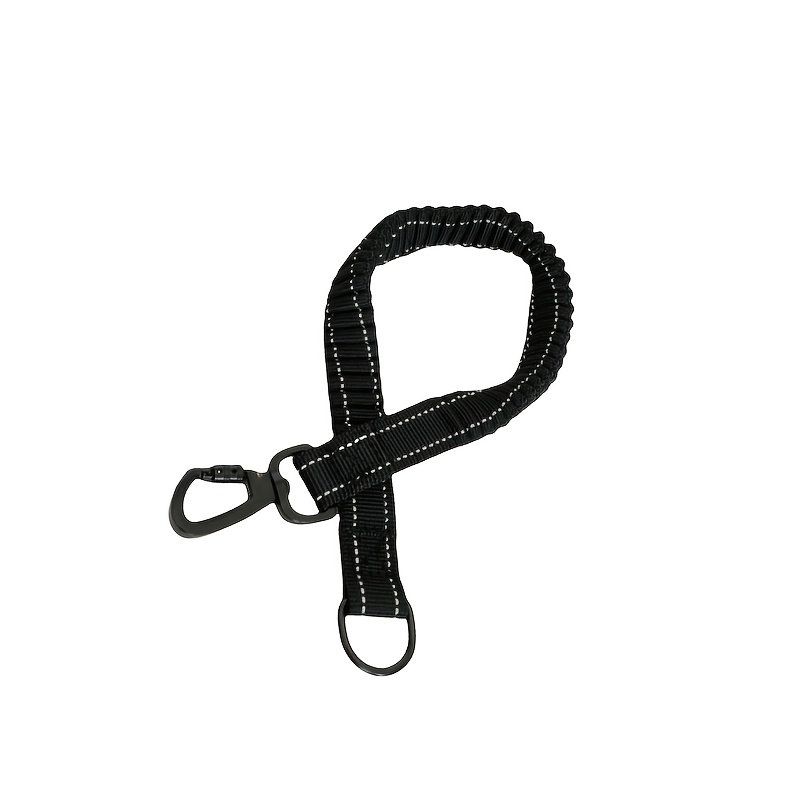 Image of Elastic Dog Leash Extension With Upgraded Locking , Shock-absorbing Lead Extender To Prevent Arm And Shoulder Injury, Protects Dog From Injury, Ideal For Cycling, Running, And Walking