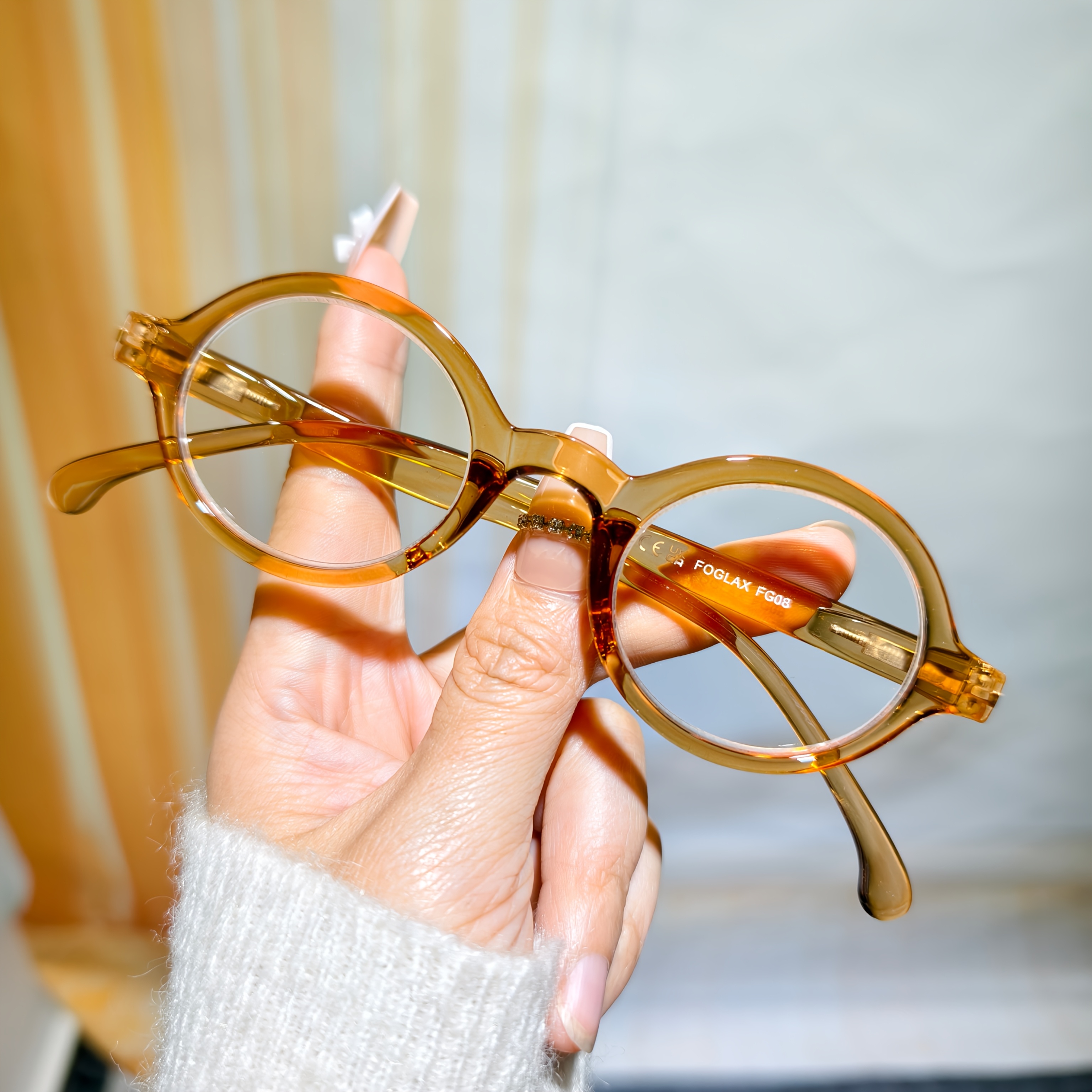 Personalized Oval Frame Reading Glasses, Comfortable for Mid-Age