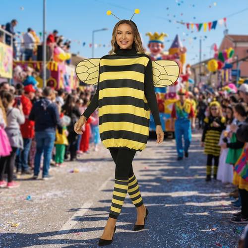 3pcs womens adult bee costume for halloween christmas carnival and party performances