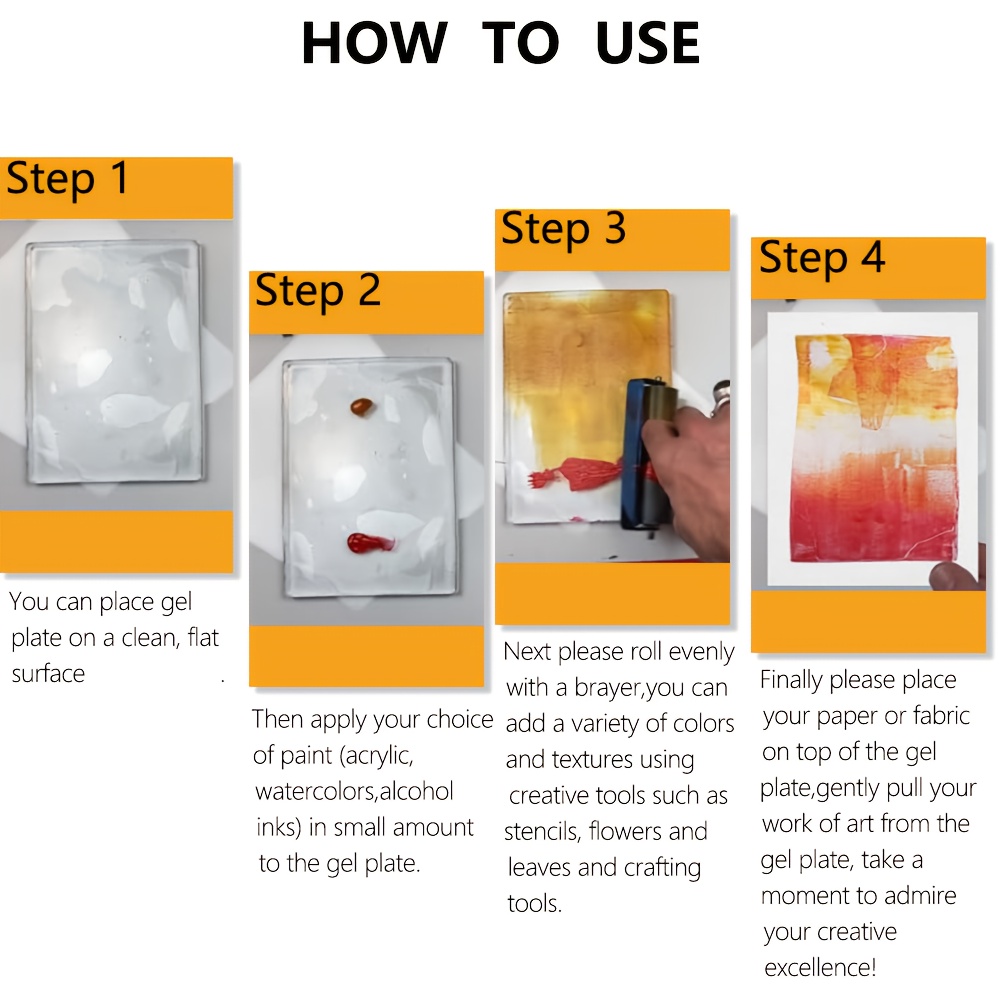 Silicone Gel Printing Plate for Card Creation