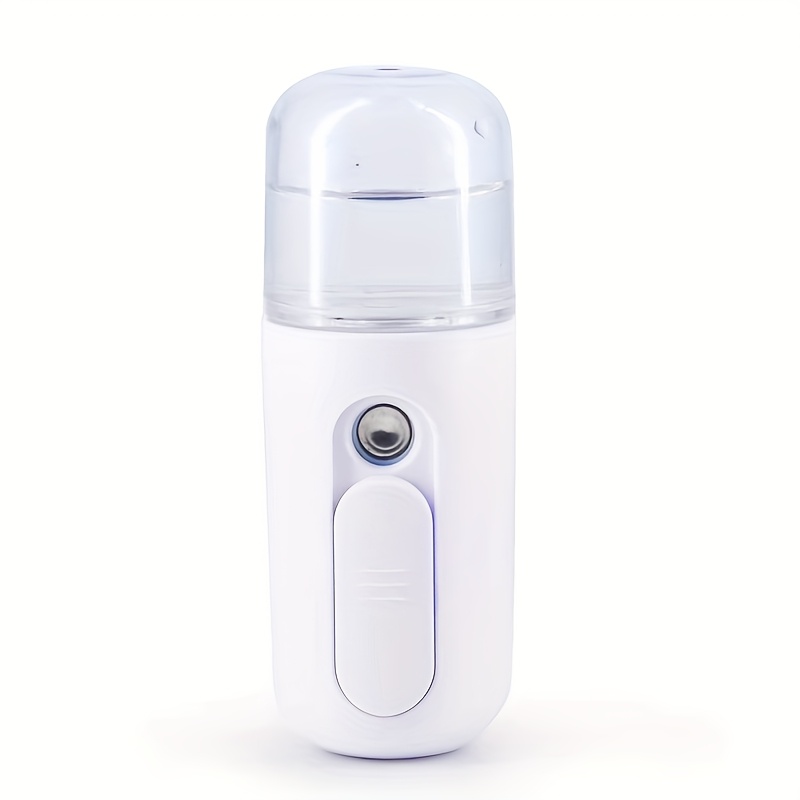 mini sprayer usb cooling mist mini face humidifier hydrating carry   exquisite light beige care equipment white 0