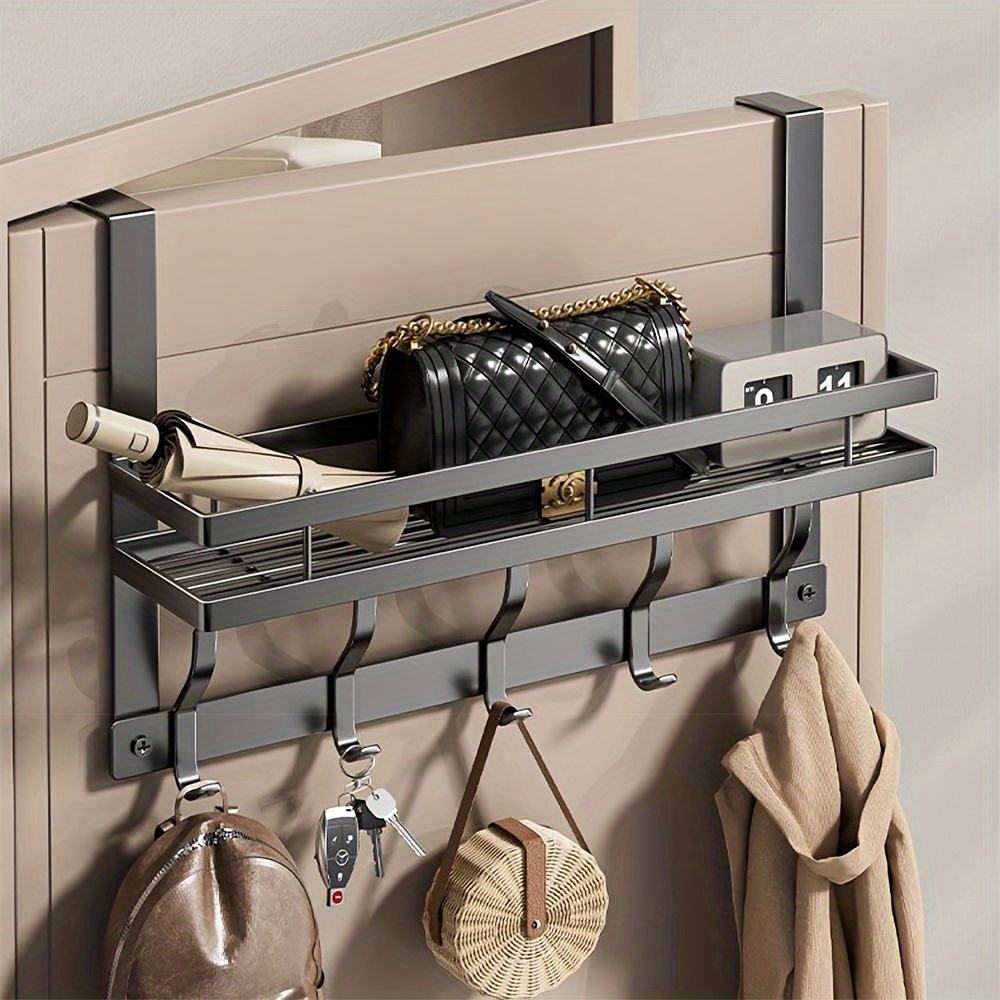 

Over-the- - Steel, Mounted Organizer For & Bathroom