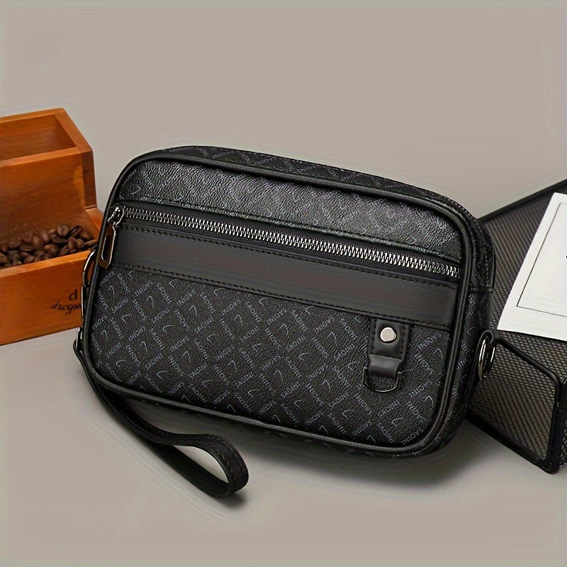 TEMU Moda Bolso de Cruzado Casual con Cremallera y Estampado de en Color Sólido para Viaje