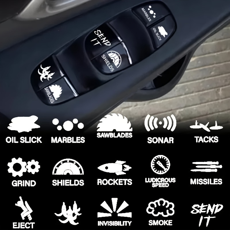 

Customizable Car Switch - Set Of For Dashboard