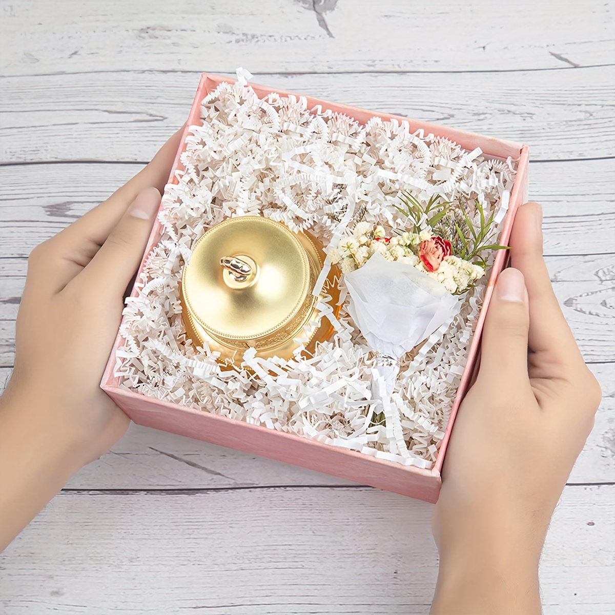 Gramos de Relleno de de Regalo de Papel Degradado, Seda de de  Rafia Multicolor, Papel Crepé, para de San Valentín, Pa