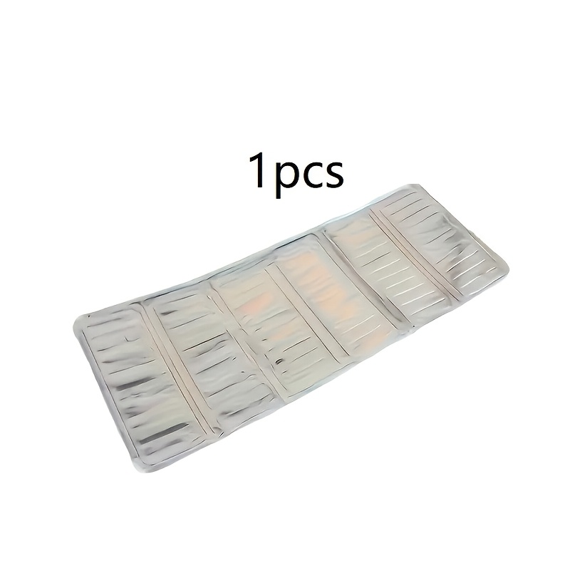 1pc Kitchen Stir-fry Home Stove , Gas Stove Aluminum Foil Heat Barrier, Non-contact Food Splash Screen, Foldable Gas Stove Oil Block, Overflow Protection Device