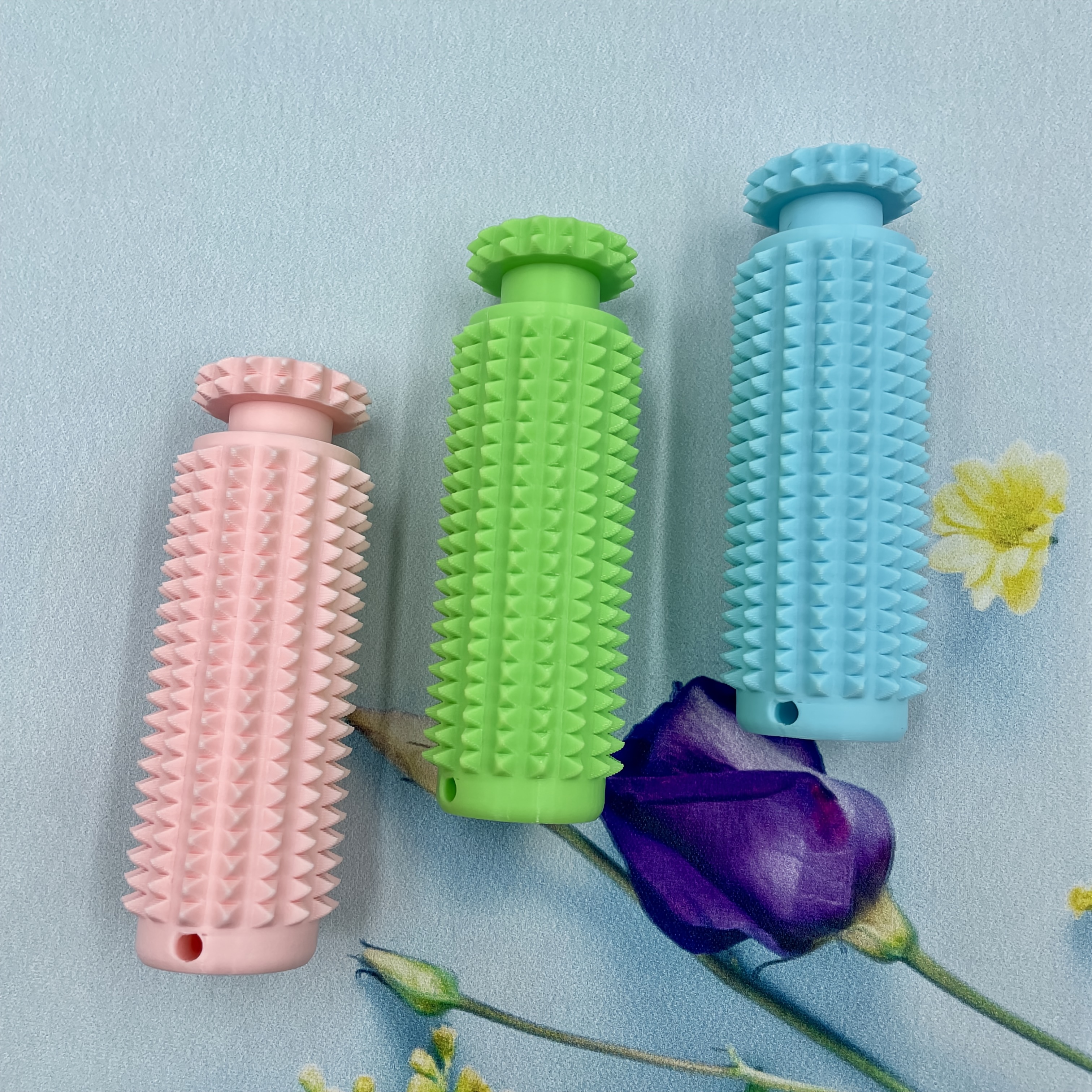 spiky non slip stimulating clicker keychain sensory massager - Temu