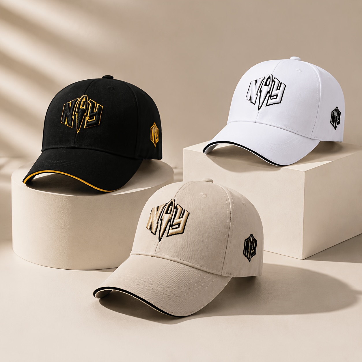 Boné Trucker Unissex Ajustável 1 peça com 3 Bordados 