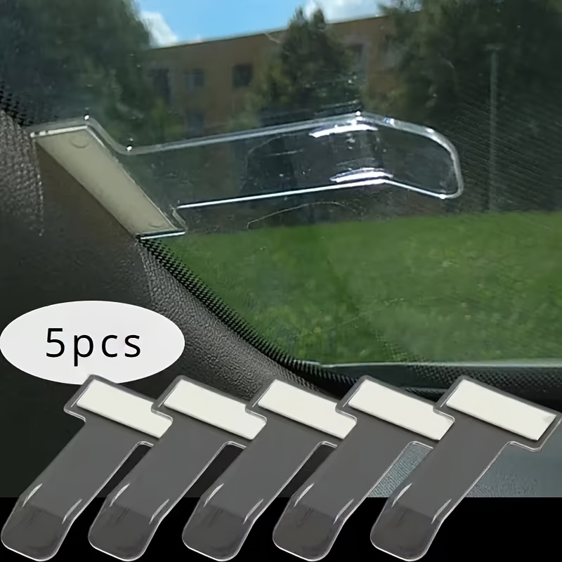 TEMU Porte-cartes de voiture 10 pièces/5 pièces - Convient aux voitures, camions, camping-cars | Boîte de rangement durable pour permis de