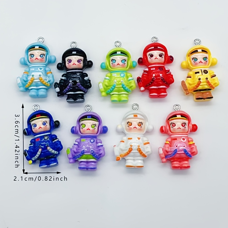 

9pcs Charms Pendant Flatback Resin Diy Earring Necklace Bracelet Jewelry Making Craft