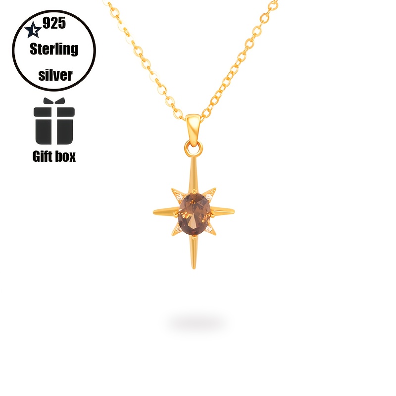 Image of 925 925 Silvery Plated Pendant Bohemian Pendant Necklace Men's Necklace Suitable As A Gift Birthday Gift, Holiday Gift Halloween Christmas With Exquisite Gift Box