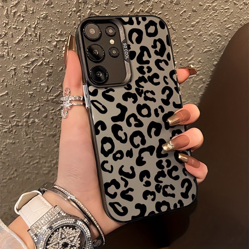 TEMU Phone Case: Full-screen Black Phone Case For Galaxy