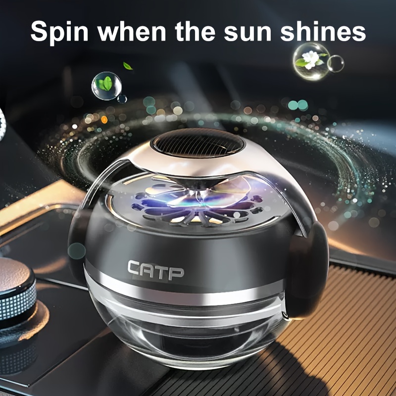 Solar Energy Car Perfume Wireless Smart Car Aroma Diffuser - Temu