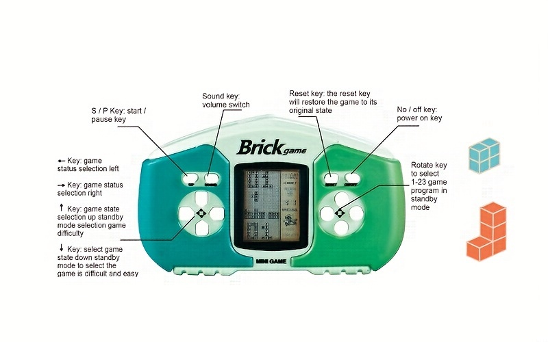 nostalgic fun   4 92 handheld   including tank brick crusher battery powered details 5