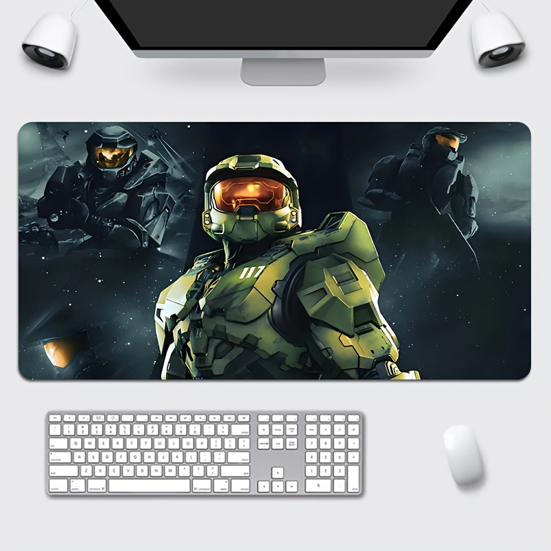 

Gaming Mouse Pad: Large Size, Anti-slip Rubber, High-resolution Mech Design, Suitable For Home And Office, Durable Stitched Edges, Perfect For Pc Gaming, Learning, And Desktop Accessories