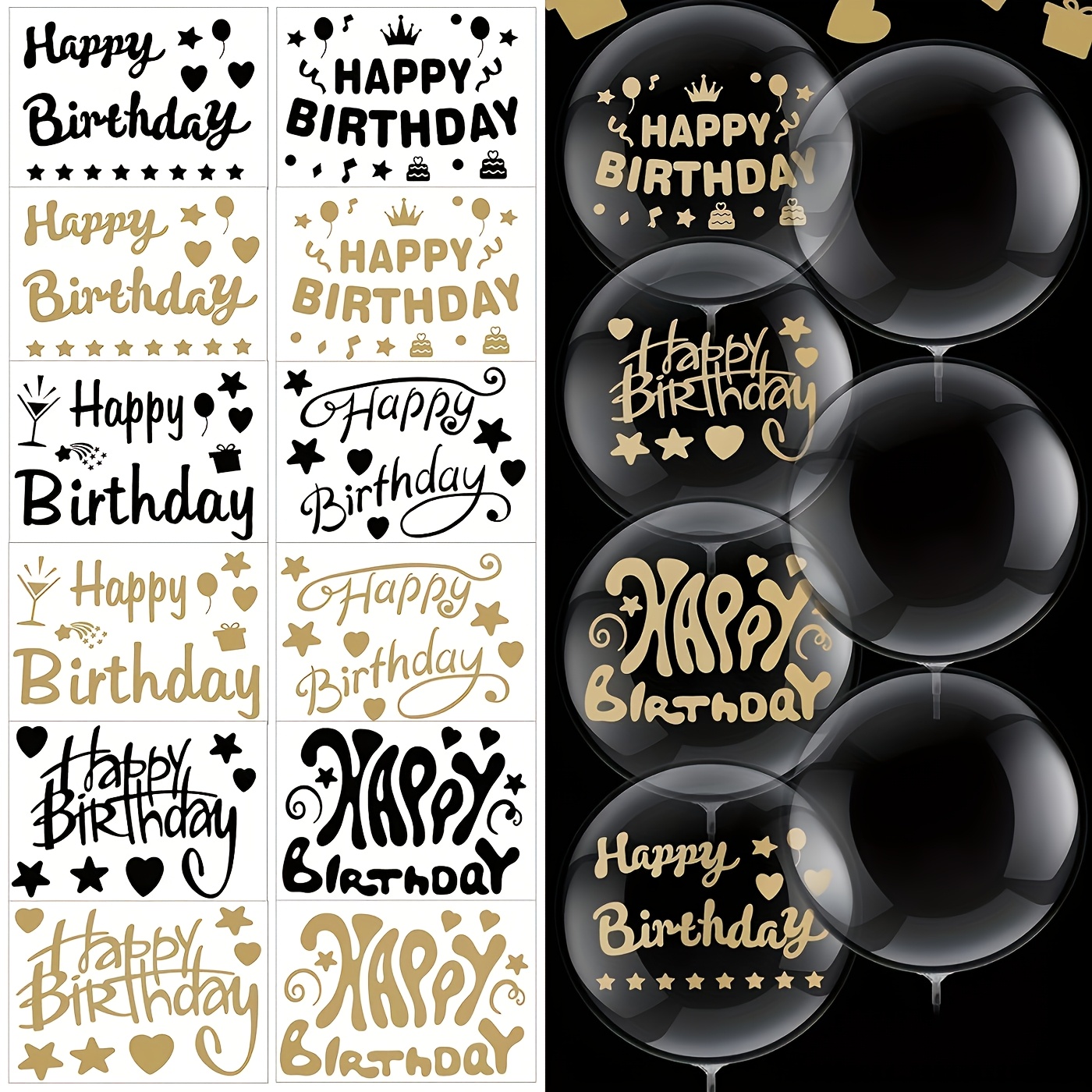 6 Adesivi Per Compleanno Per Bambini - PVC Impermeabile E Lucido, Decorazioni Festa - 3