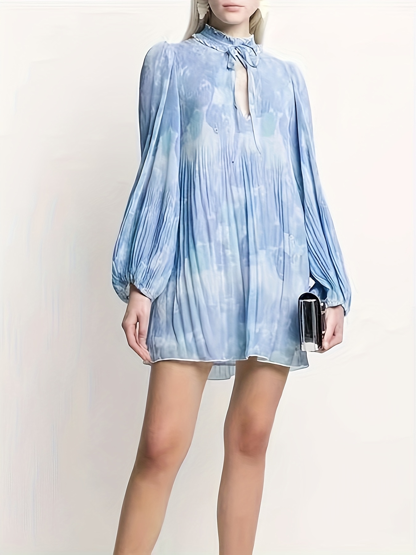 sachin and babi light blue dress Women's Chiffon Petite Dresses