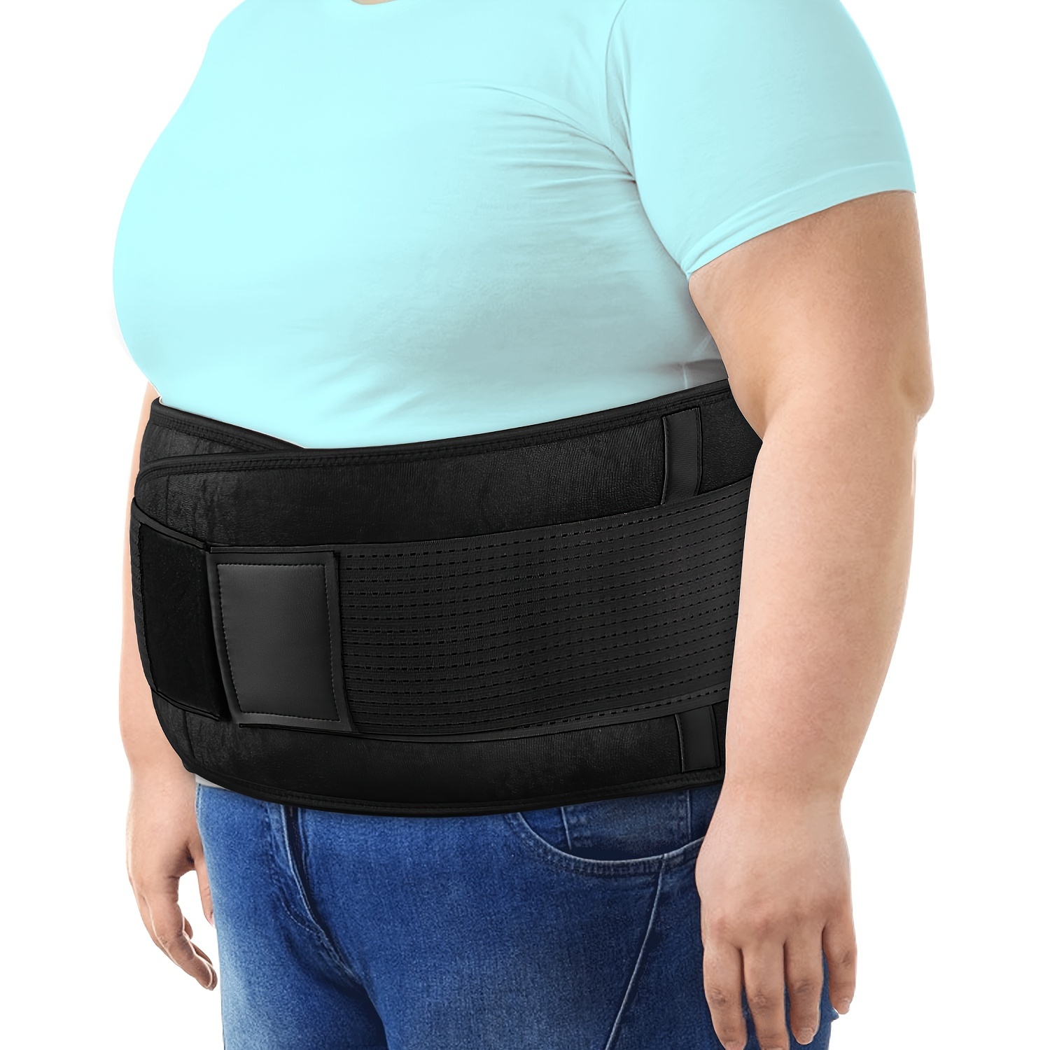 

Back Brace For Lower - Lumbar Support, Sciatica, Herniated Disc, Scoliosis And More - Adjustable Support Straps - Lower Back Belt For Women And Men