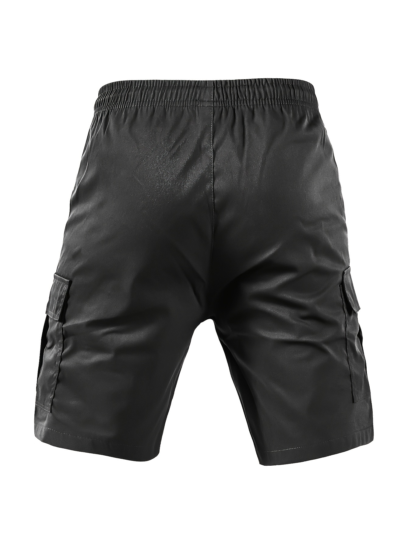 1pc New Fashion Workwear Shorts Men's Summer Thin Straight-Leg Casual Mid-Length Pants