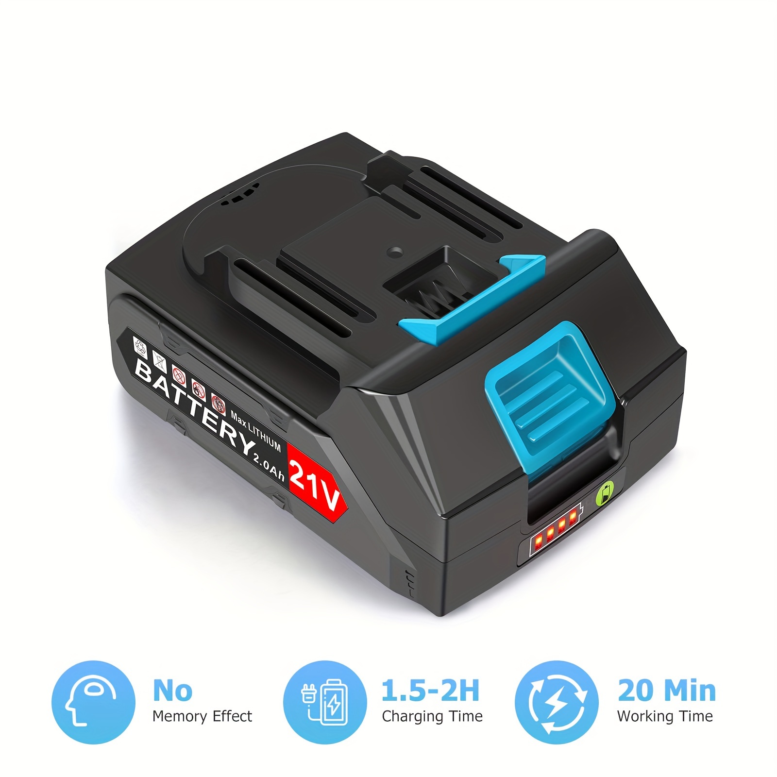 3000mah lithium ion replacement battery 21v Temu - Main Image