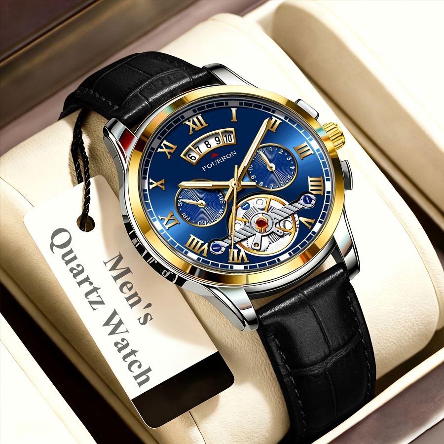 Fully Automatic Quartz Watch with Minimalist Design