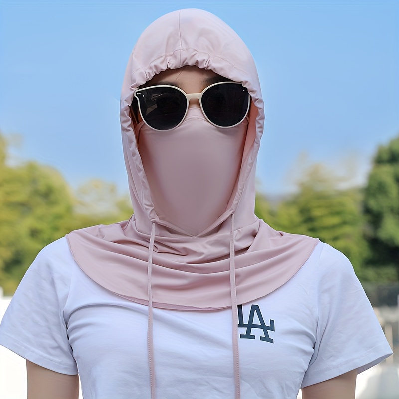 

Spring And Summer Sun Hat, Neck Warmer, Neck Protector, Face Mask, Women's Uv Protection Headscarf, Men's And Women's Riding Headgear, Full Face Mask