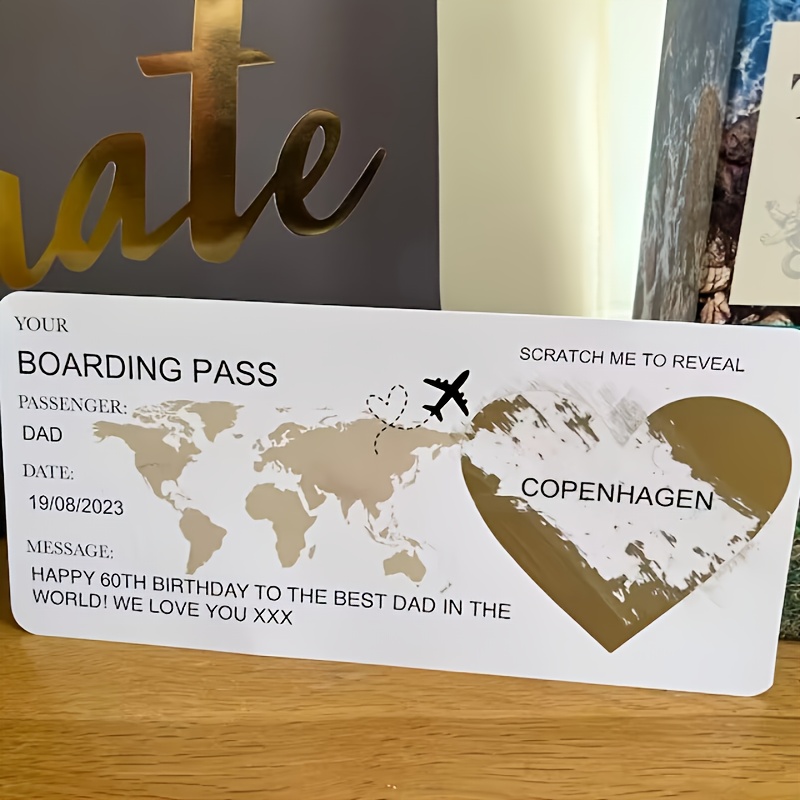 E-shop Personalisierte Überraschungsreise-Reveal-Karte – , Urlaubsticket & Weihnachtsgeschenk-Gutschein für die Ankündigung einer Reise